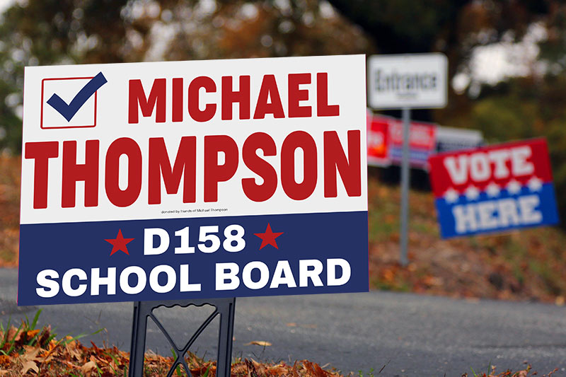 Request a Michael Thompson sign